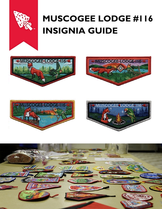 Muscogee Lodge 116 Insignia Guide