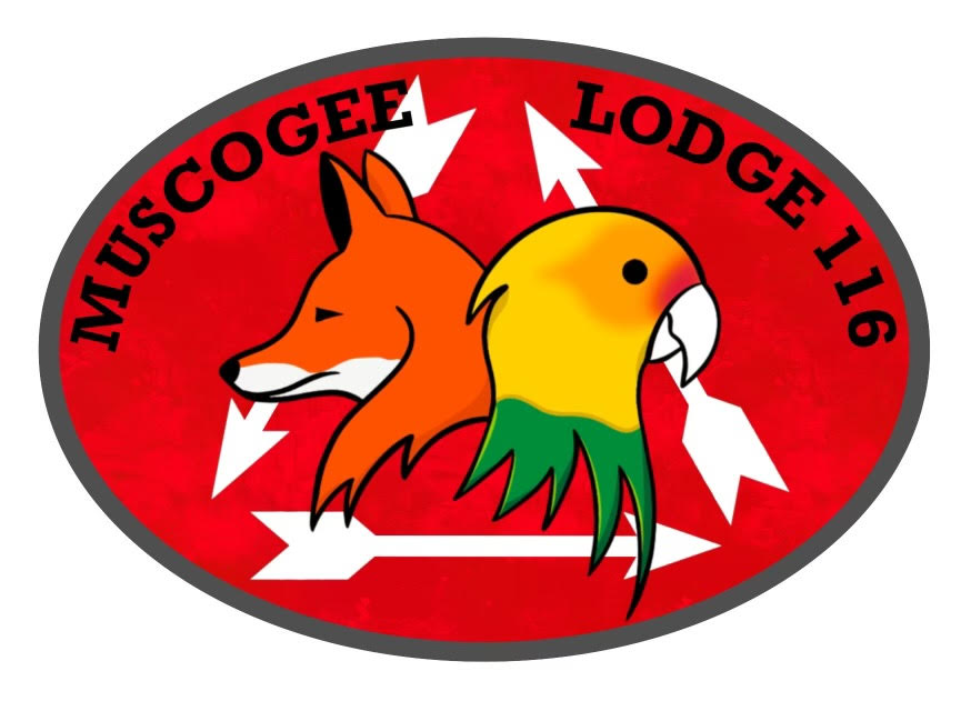 Muscogee Lodge 116 Vigil Honor Logo