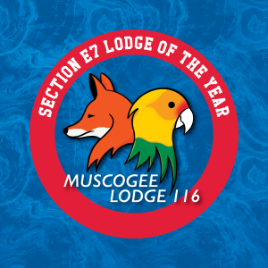 Muscogee Lodge 116, the Section E7 Lodge of the Year