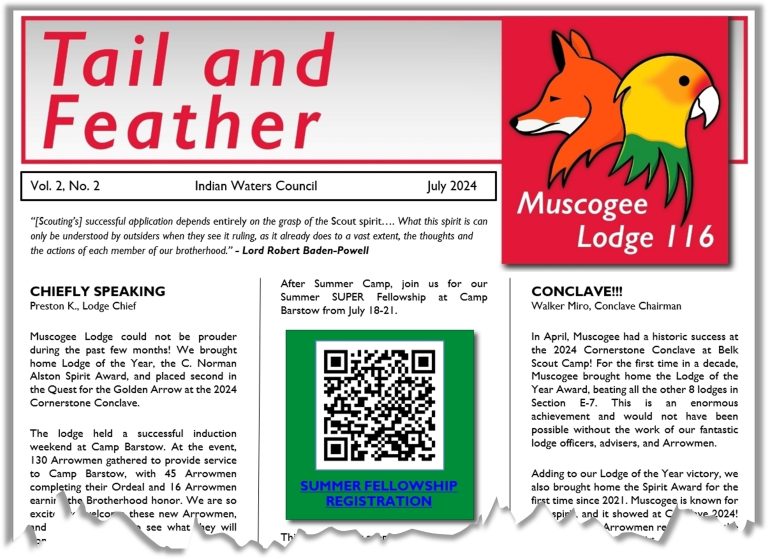 2024 Spring Edition of the Tail and Feather newsletter