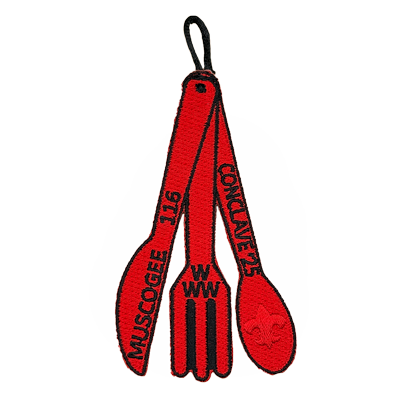 Red Silverware Patch