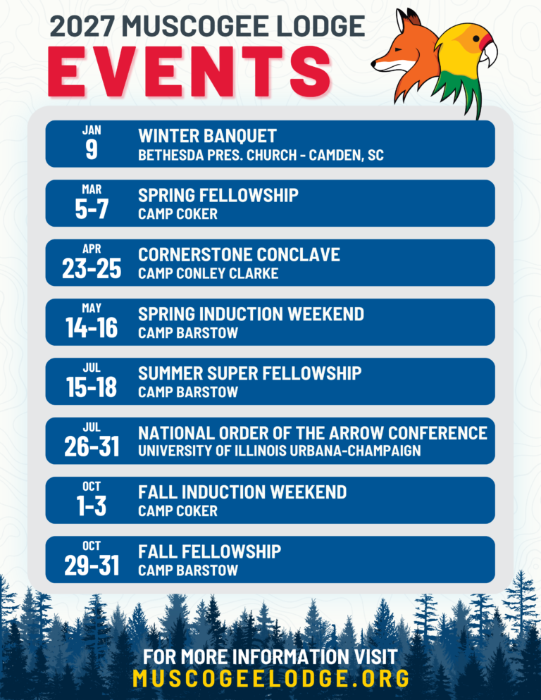 M116 2027 Lodge Calendar